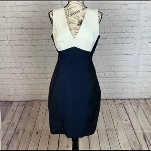 Banana Republic Blue/Black Sloan Dress